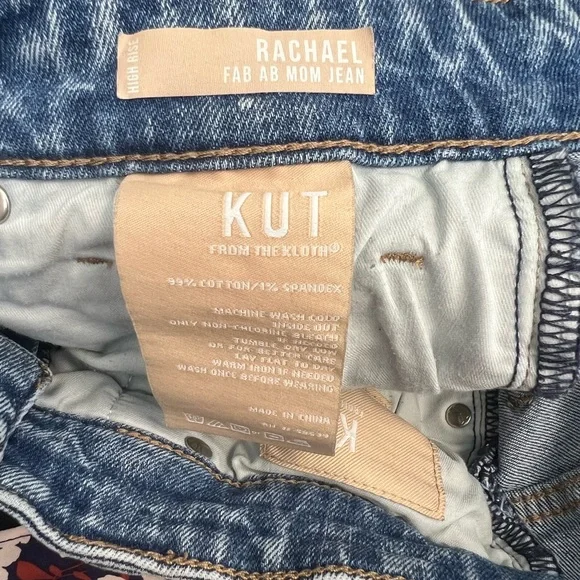 EUC KUT from the kloth Rachael fab Ab mom Jean - Picture 3 of 4